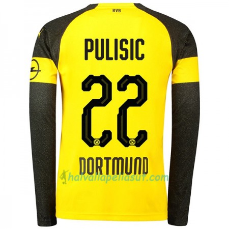 Jalkapallo Pelipaidat Borussia Dortmund Pulisic 22 Kotipaita 2018-2019 Pitkähihainen